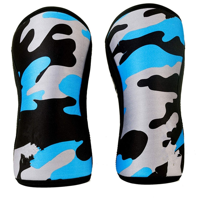 Knee Sleeves (1 Pair), 7mm Thick Compression Knee Braces   Support for Weightlifting | Cross Training | Powerliftimen