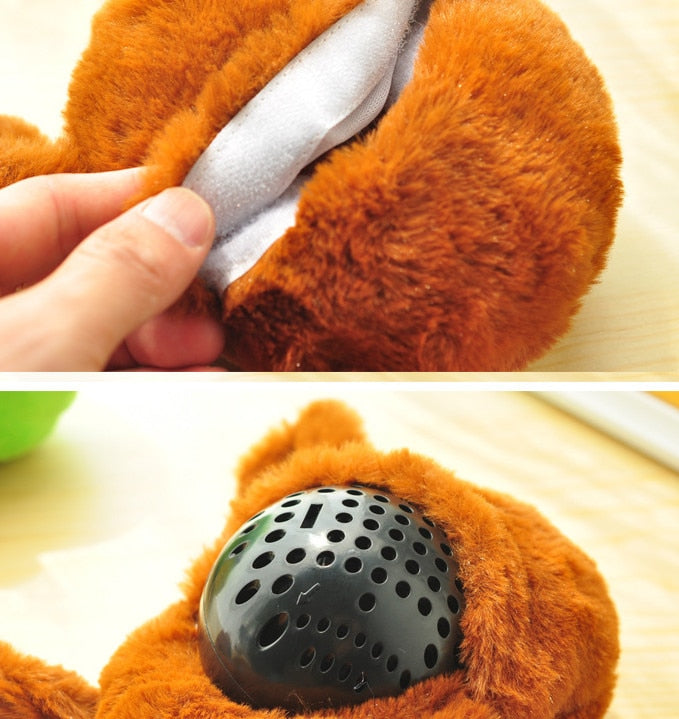 Electric Toy Ball Dog Cat Toy Automatic Pet Plush Ball Activation Automatic Ball Chew Plush animal