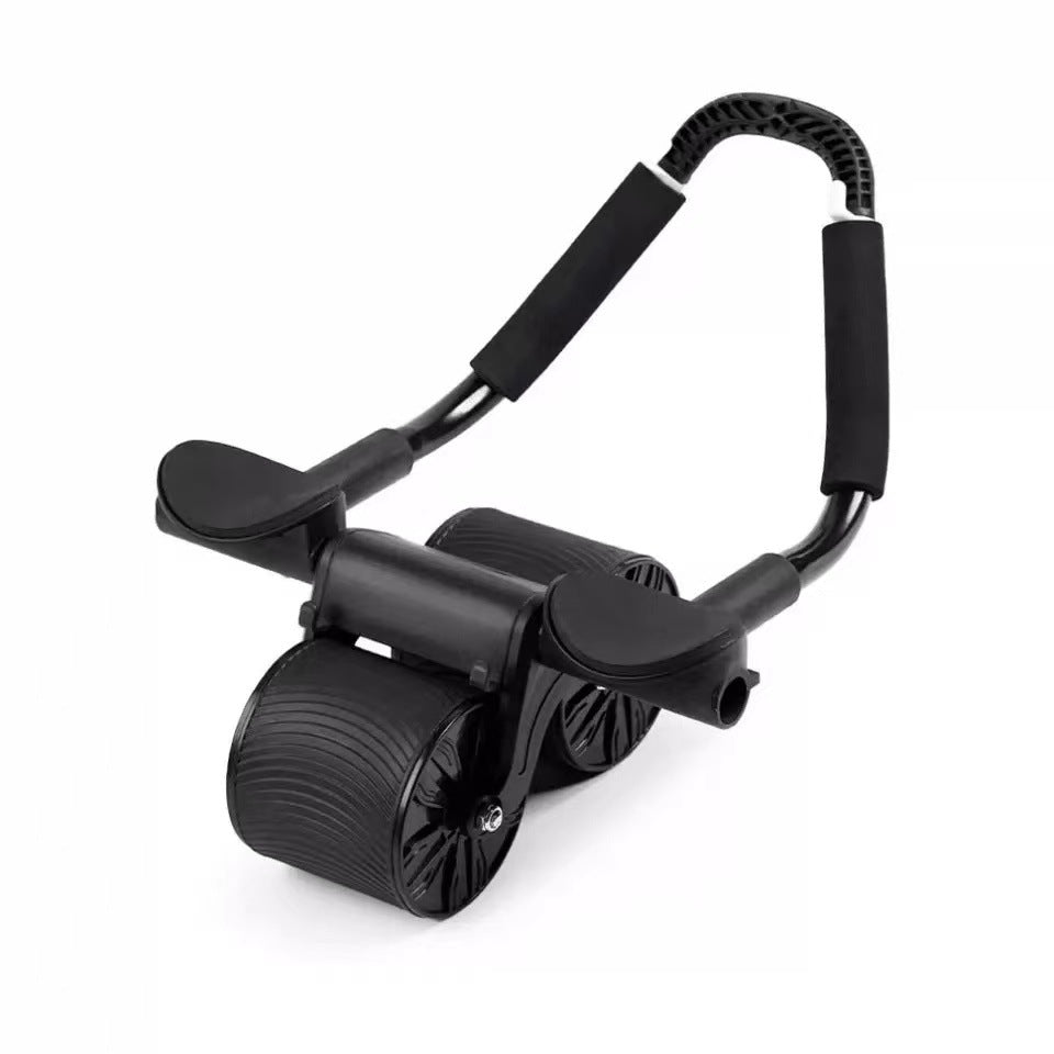 Elbow Support Ab Roller with Auto-Return Feature for Core Training, Abdominal Muscle Wheel for Fat Burning and Belly Slimming, Home Fitness Equipment