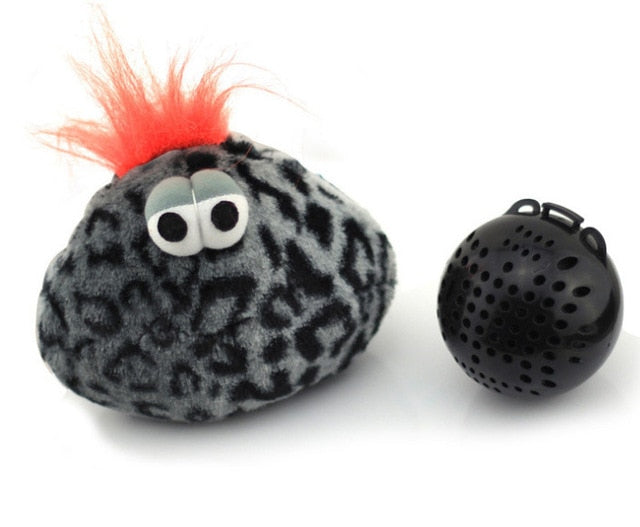 Electric Toy Ball Dog Cat Toy Automatic Pet Plush Ball Activation Automatic Ball Chew Plush animal