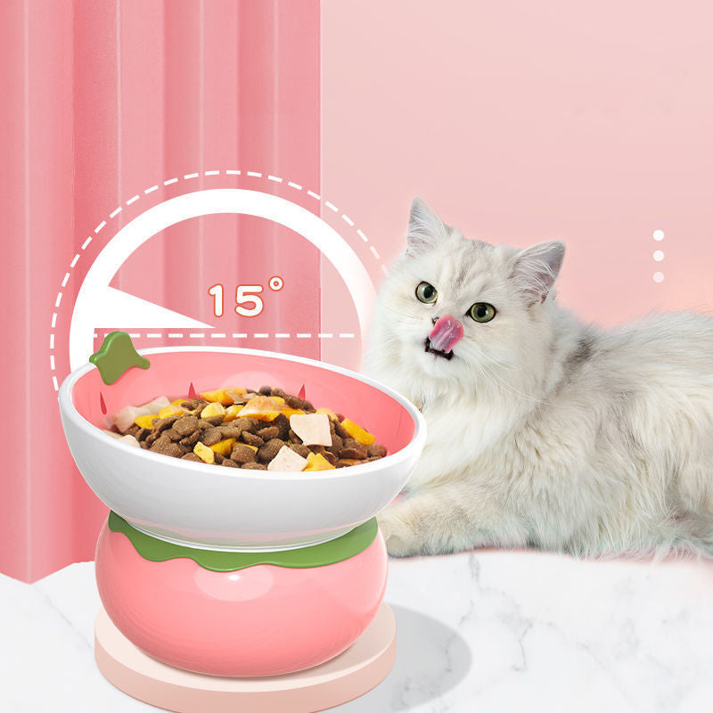 Cat Bowl Ceramic Dog Bowl Protect Cervical Spine Pet Bowl